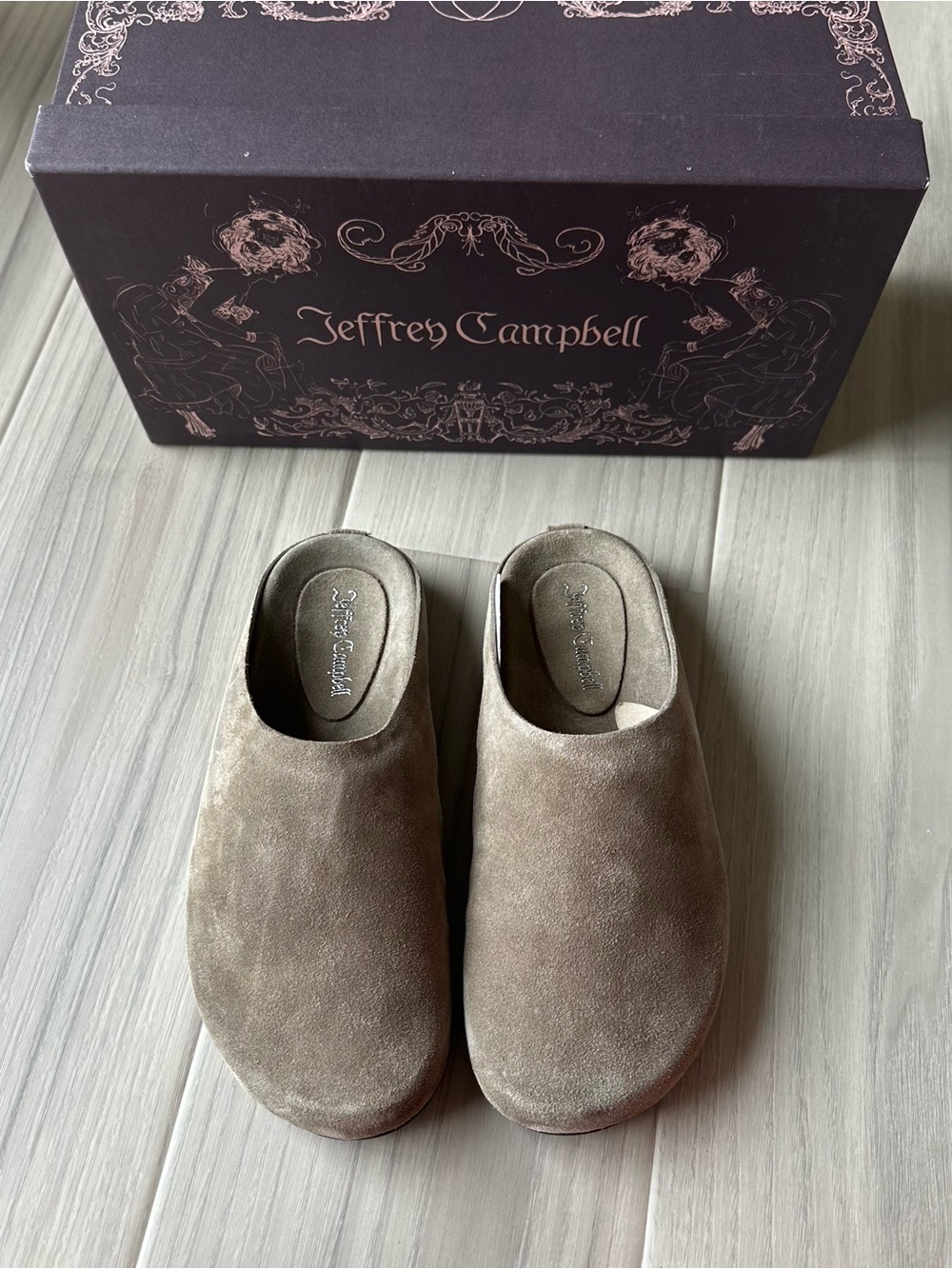 Jeffrey Campbell Suede Slides